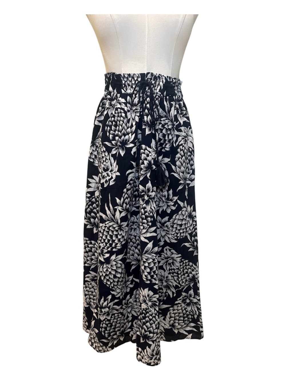 NWT J. Crew Factory Pineapple Print Maxi Skirt - Size XS